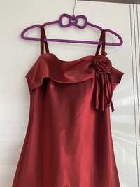 Дълга рокля червена