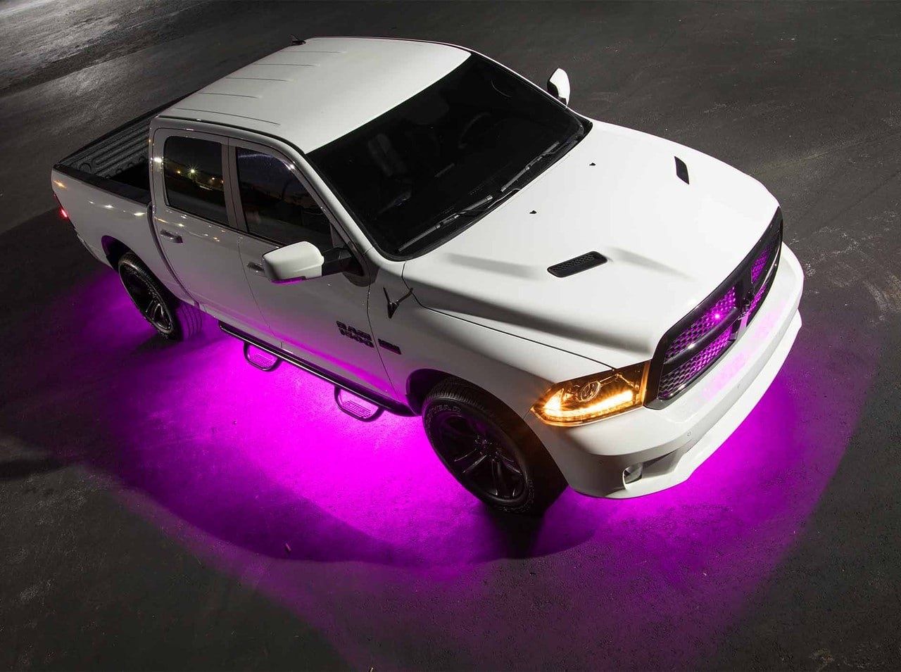 Led Glow, подсветка на мощных светодиодах. Цвет Purple, LED Kit.