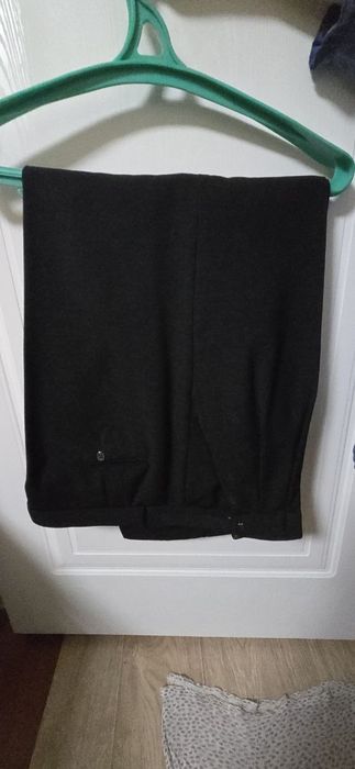 Мужской костюм двойка, черный, размер 54