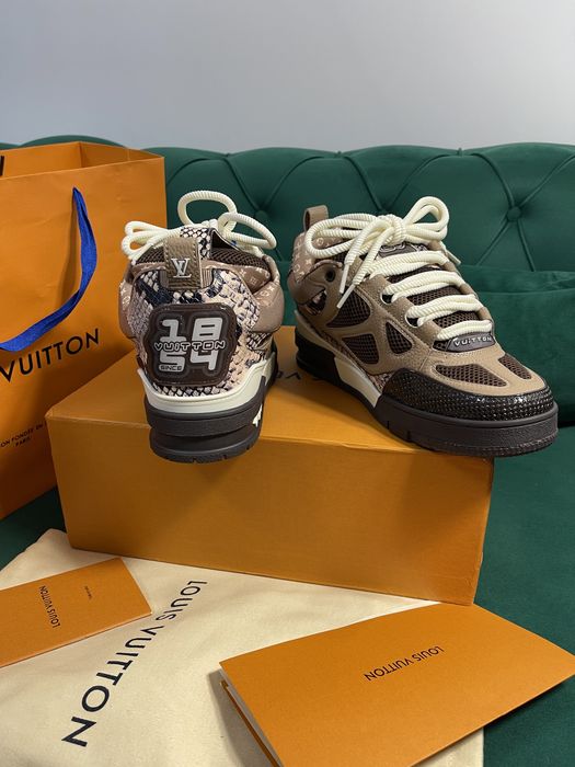 Adidasi Louis Vuitton Skate piele naturala 100% Full Box Premium