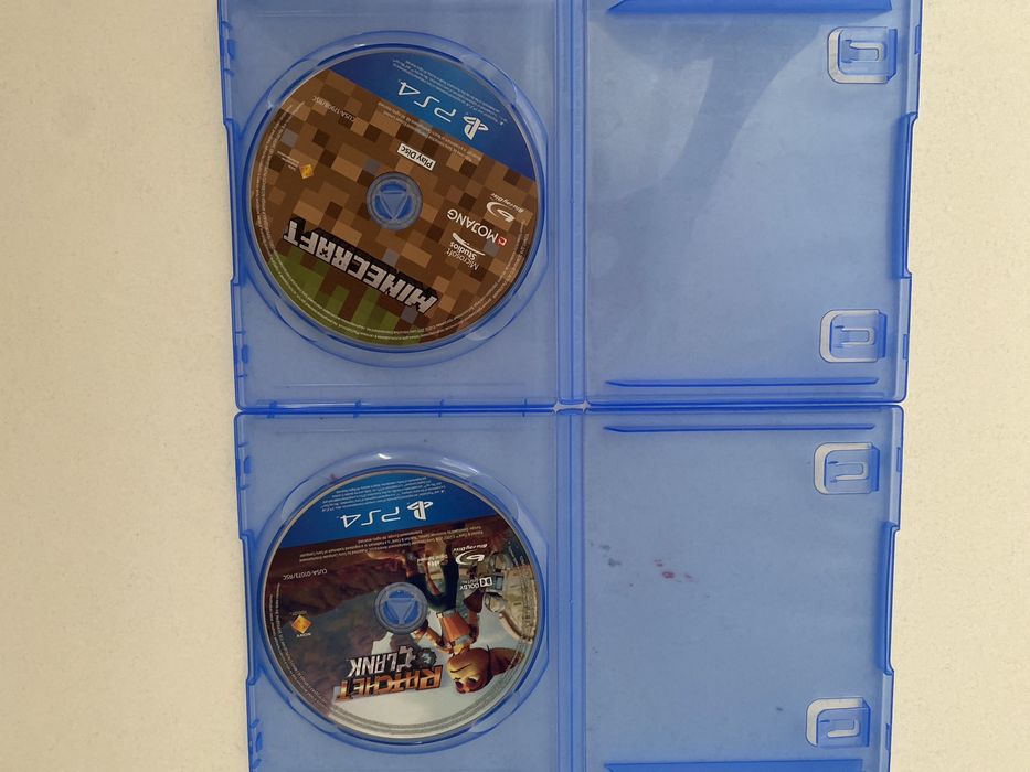 Диски пс4 майнкрафт и рэтчеткланк