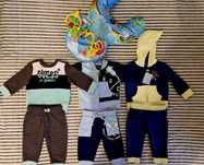 Set trening Guess bebe 3-6 luni +cadou perna interactiva.