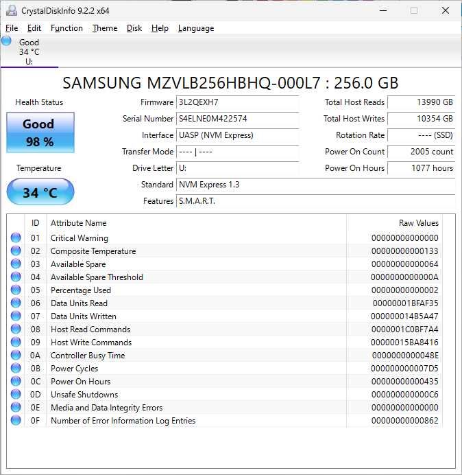 SSD-uri SATA, NVMe PCIe 3.0 de 256/512 GB