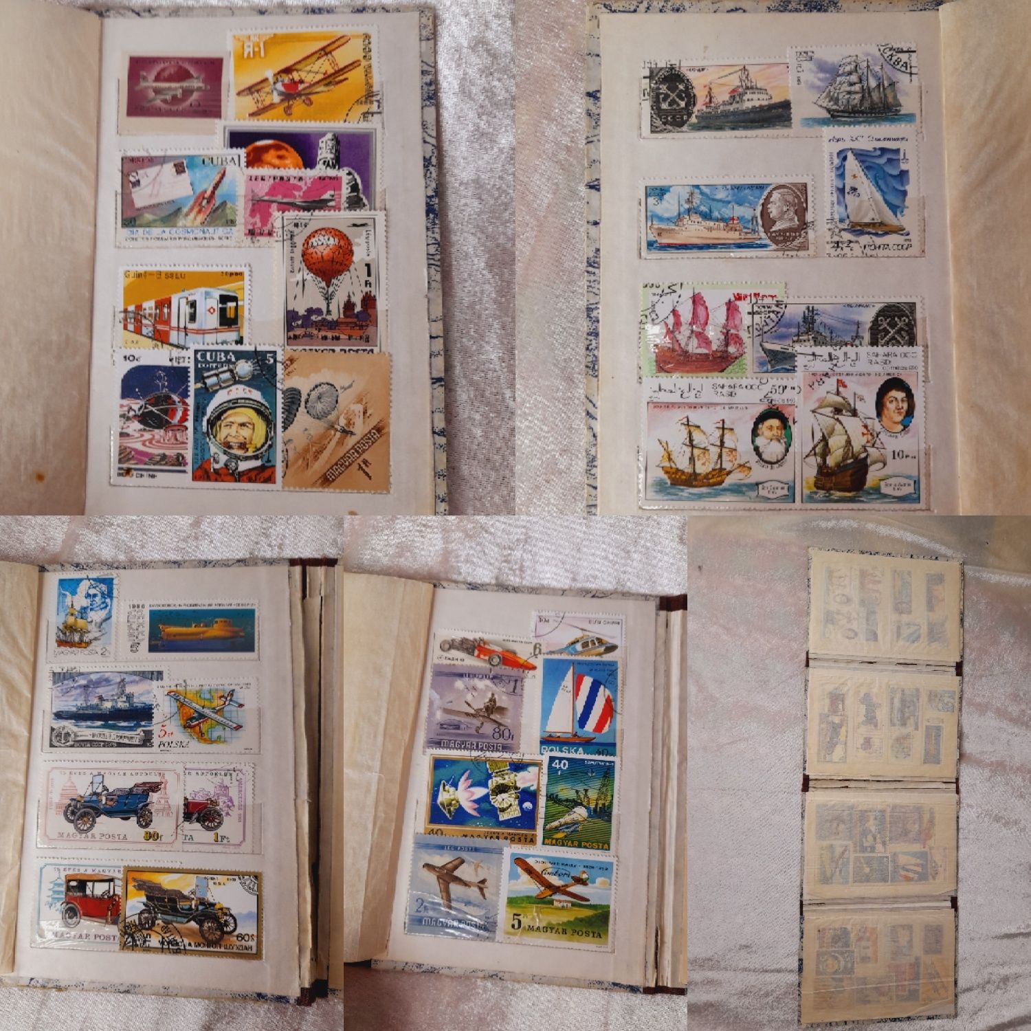 Colecție timbre diferite tari și ani, peste 1000 timbre