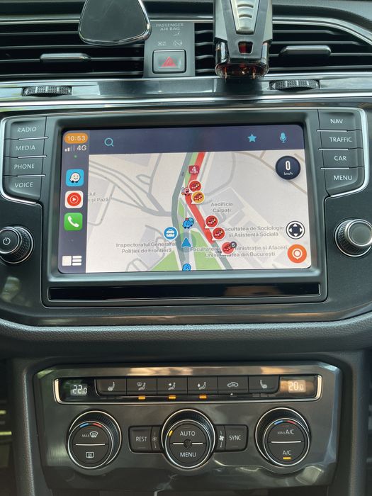 Carplay/Android Auto Audi Waze Volkswagen Skoda Porsche Volkswagen