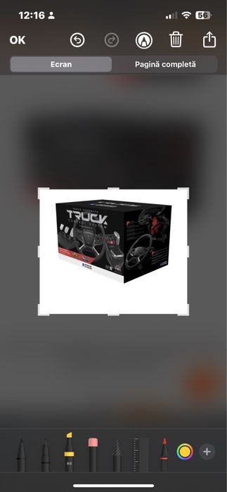 Volan hori gaming EUROTRUCK / America Truck vine cu jocul