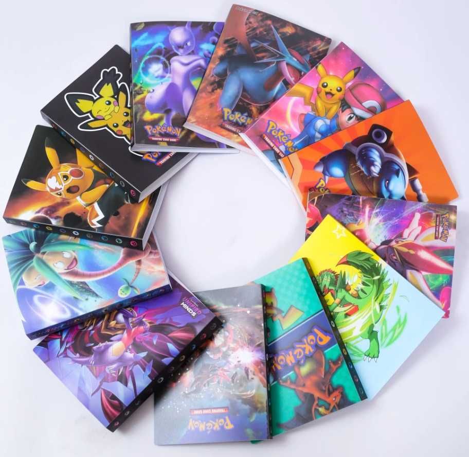 Album Pokemon pentru colectia cartonaselor de joc, diferite modele