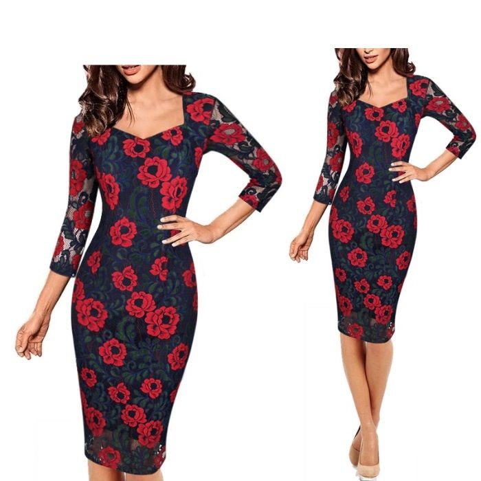 Секси дантела рокля xxl