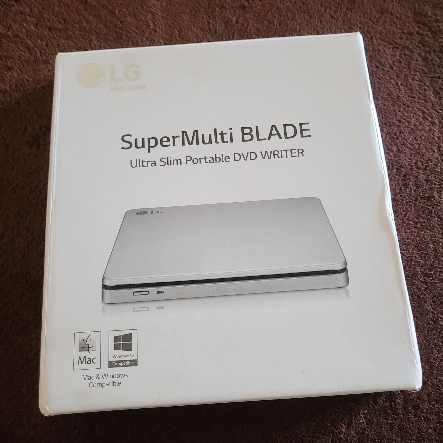 Външна DVD CD записвачка за лаптоп нова LG