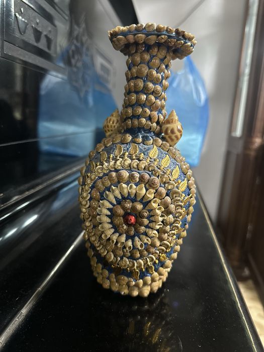 продам кувшин антиквар ракушки настоящие, произведено Китай