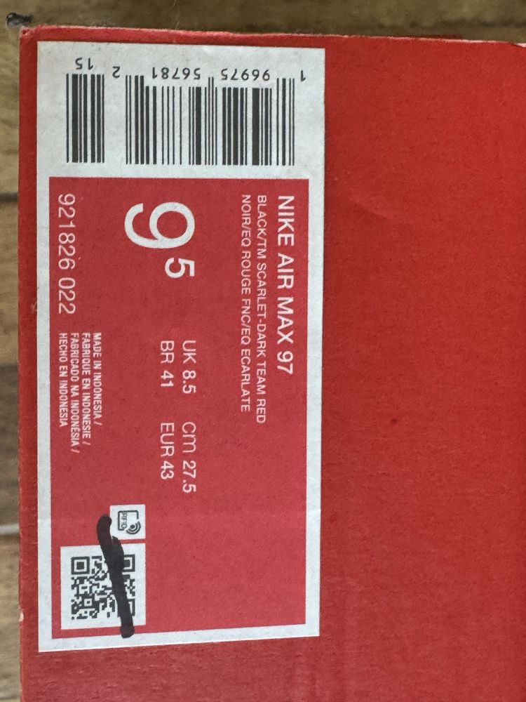 Nike Air Max 97 мъжки маратонки 27,5см