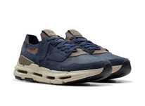 Clarks NXE Lo. Мужские кроссовки из натуральной кожи и замши. р. 41