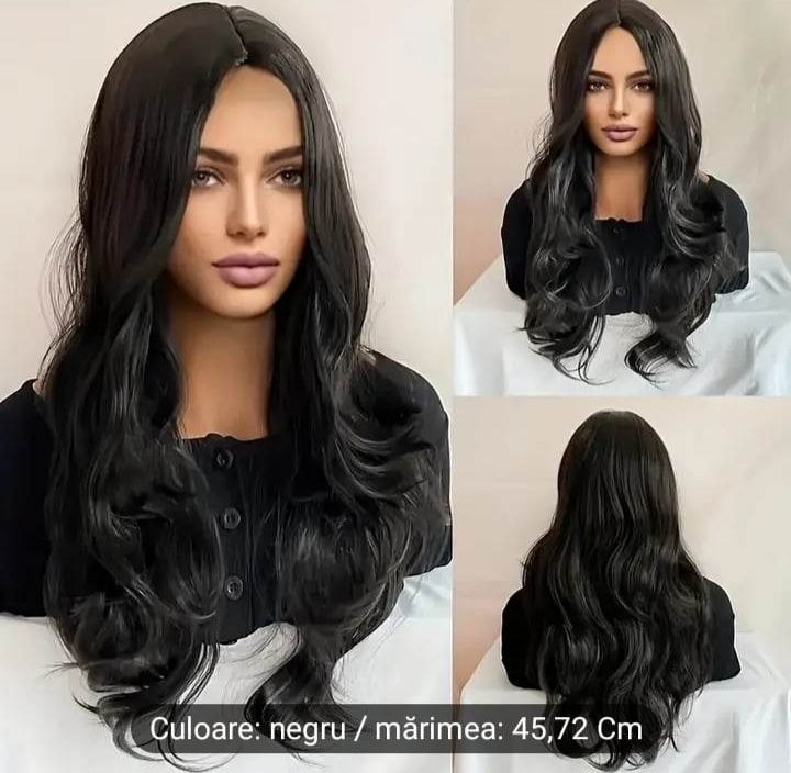 Peruca,brunetă cu bucle