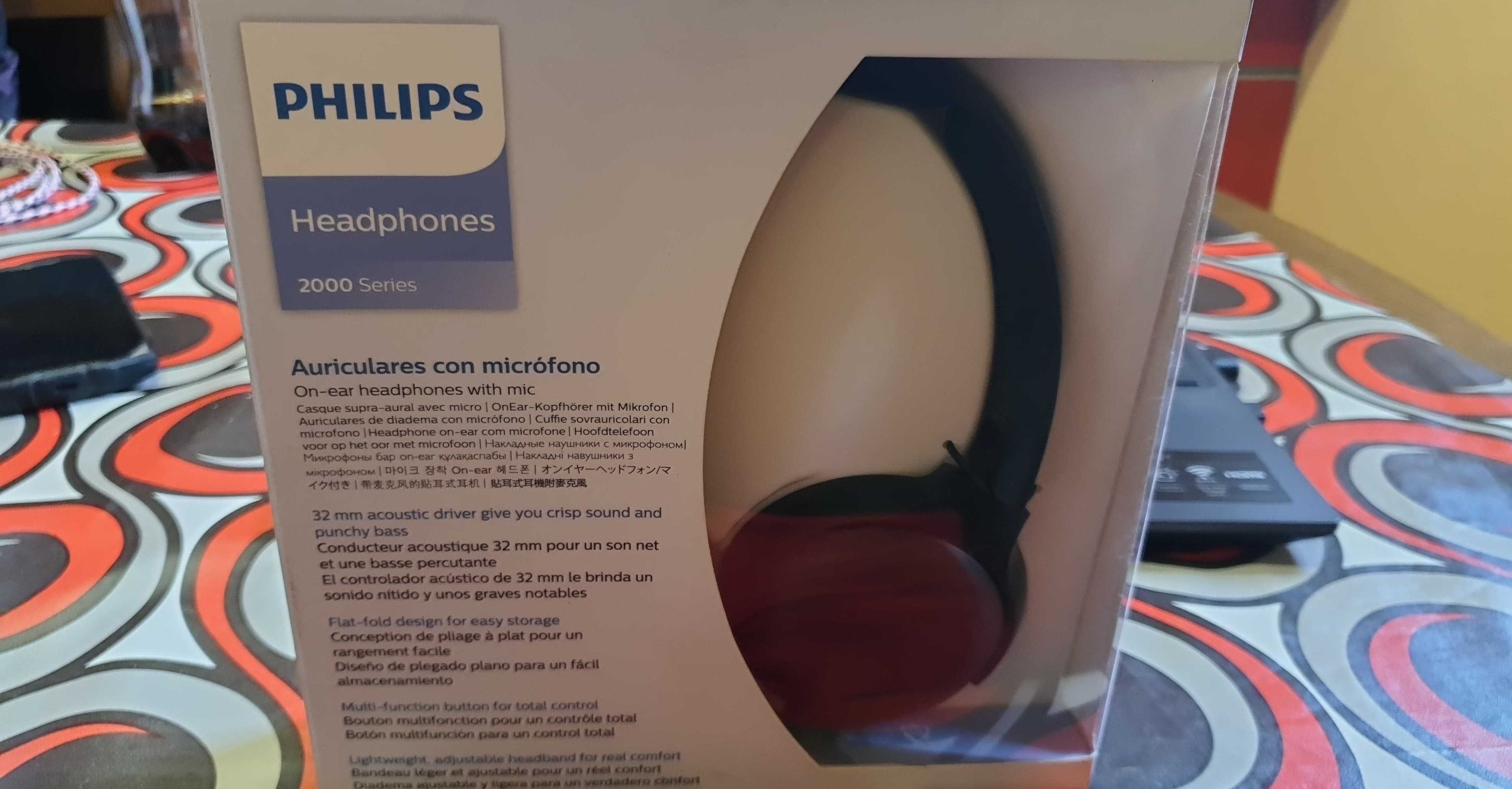 philips 2000 series headphones with mic слушалки чисто нови