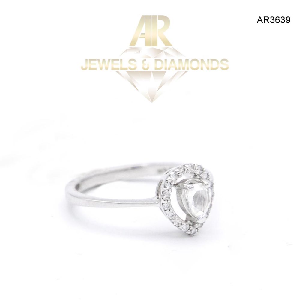 Inel Aur Alb cu Diamante model nou deosebit ARJEWELS(AR3639)