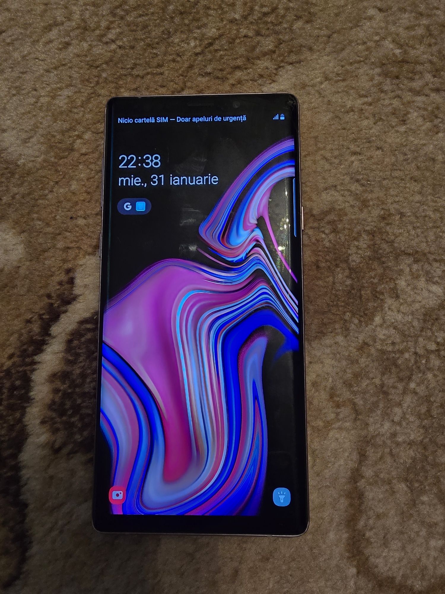 Vand telefon Samsung Galaxy Note 9