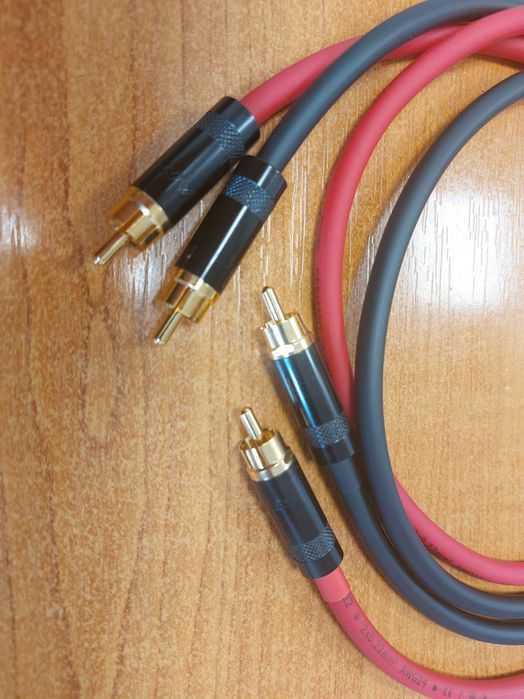 Pachet cabluri interconect RCA-RCA Cordial, conectori Rean