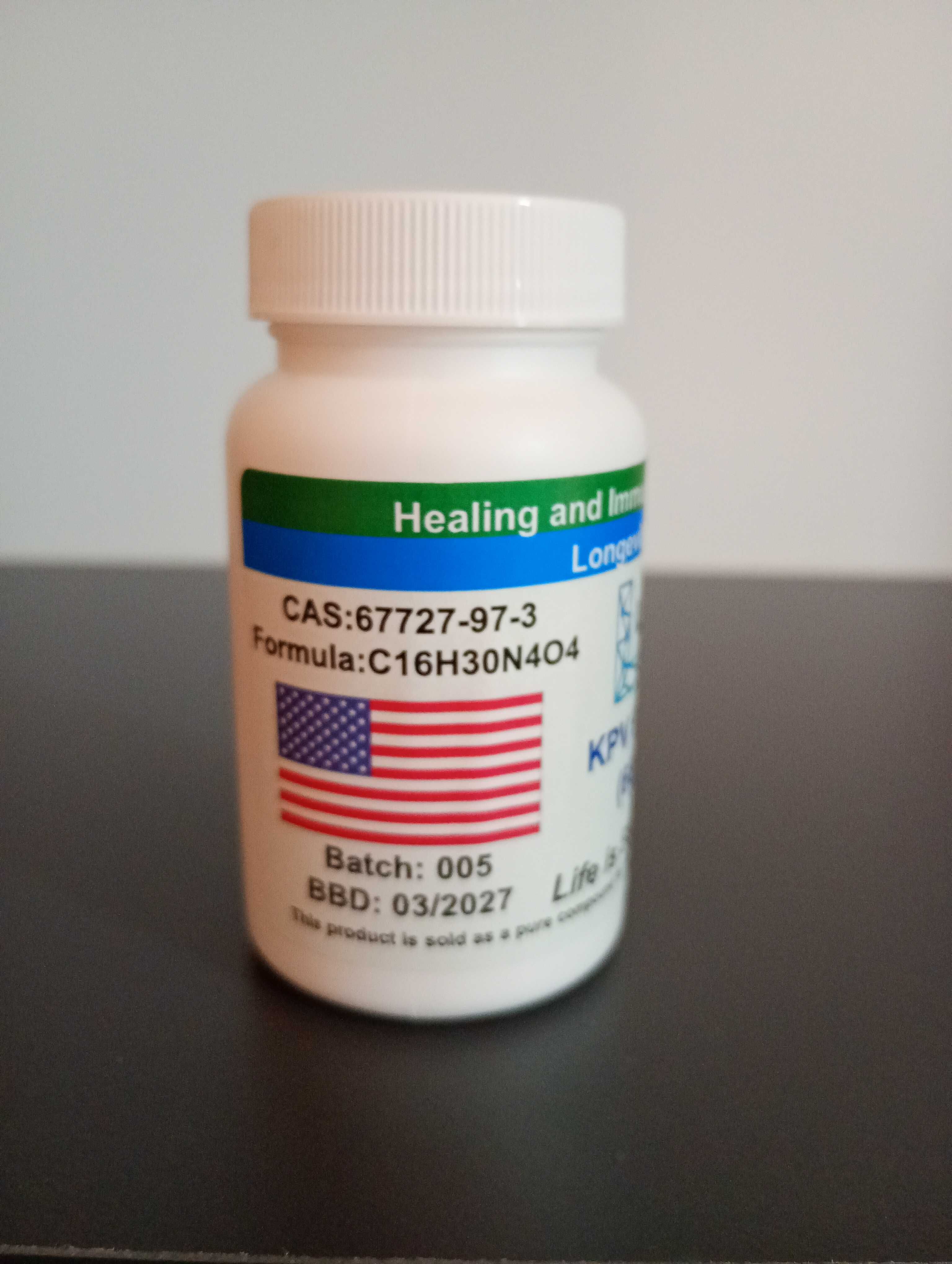 Limitless Biotech KPV Peptide 99% + Purity 250 mcg 60 Capsules