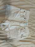 Бели дамски дънкови гащи Zara