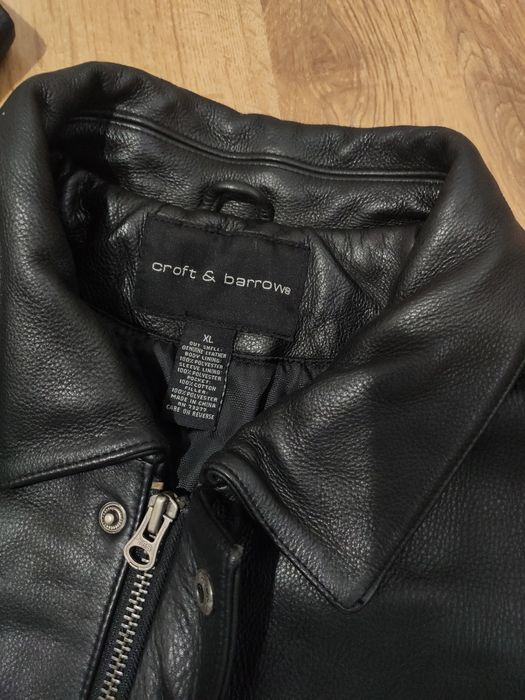 Geaca groasă din piele naturala moale XL