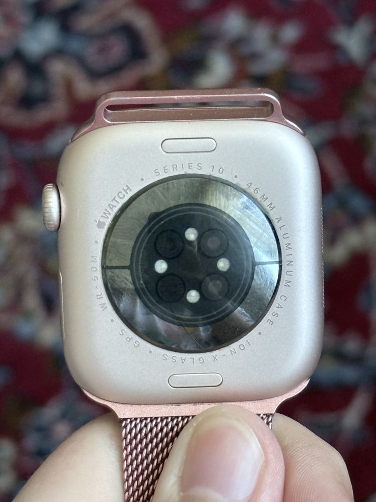 Смарт-часы Apple Watch Series 10 M/L 46 мм золотистый-белый