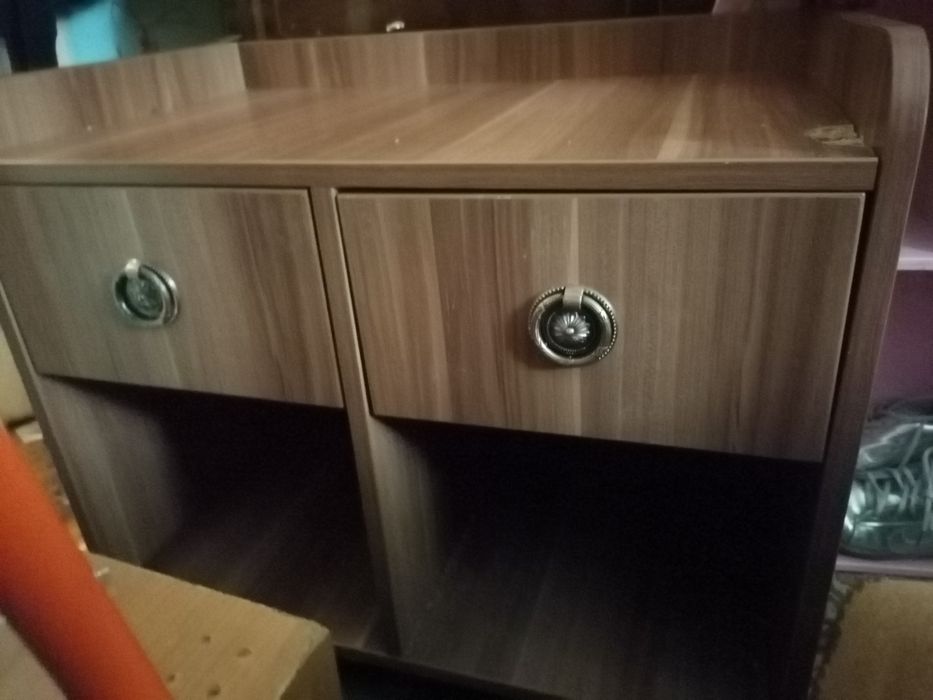 Вешалка+тумбочка 39*65*49+вешалка на стену h159+ урны