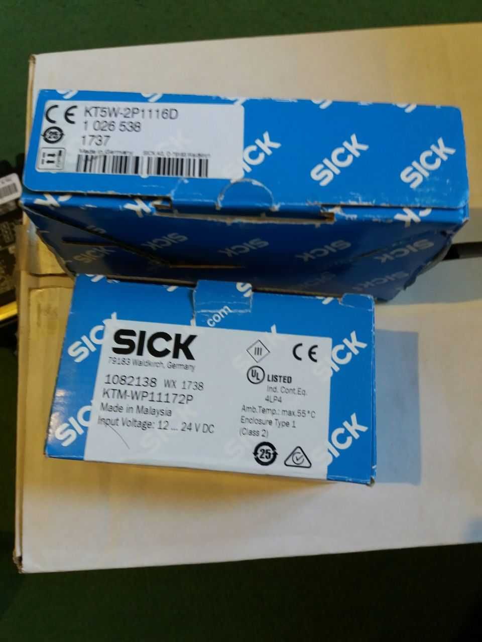 Датчик оптический этикетки SICK KTM-WP11172Р,KT5W-2P1116D,WTB2S-2P3130