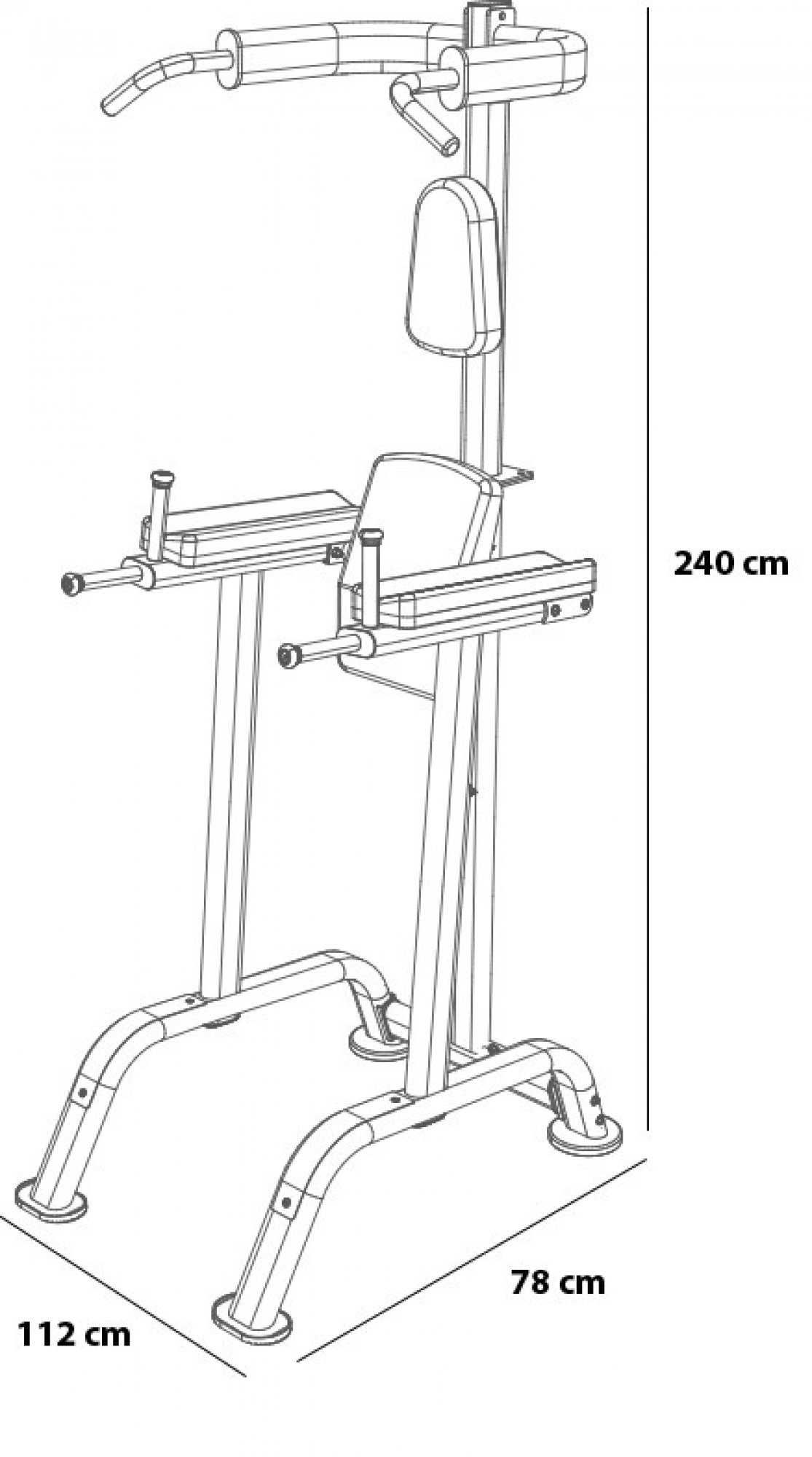 Уред за Набиране Chin-up and Dip , Комбиниран Фитнес Уред