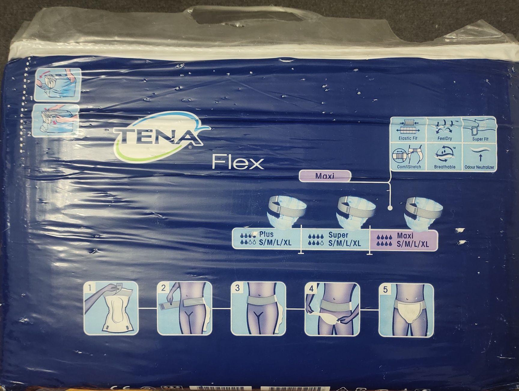 Подгузники TENA FLEX MAXI большой размер