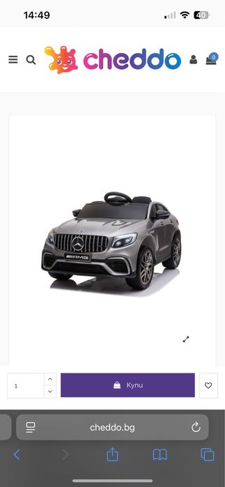 Акумулаторна кола Мерцедес