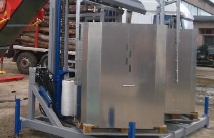 Utilaj pentru ambalat lemne de foc