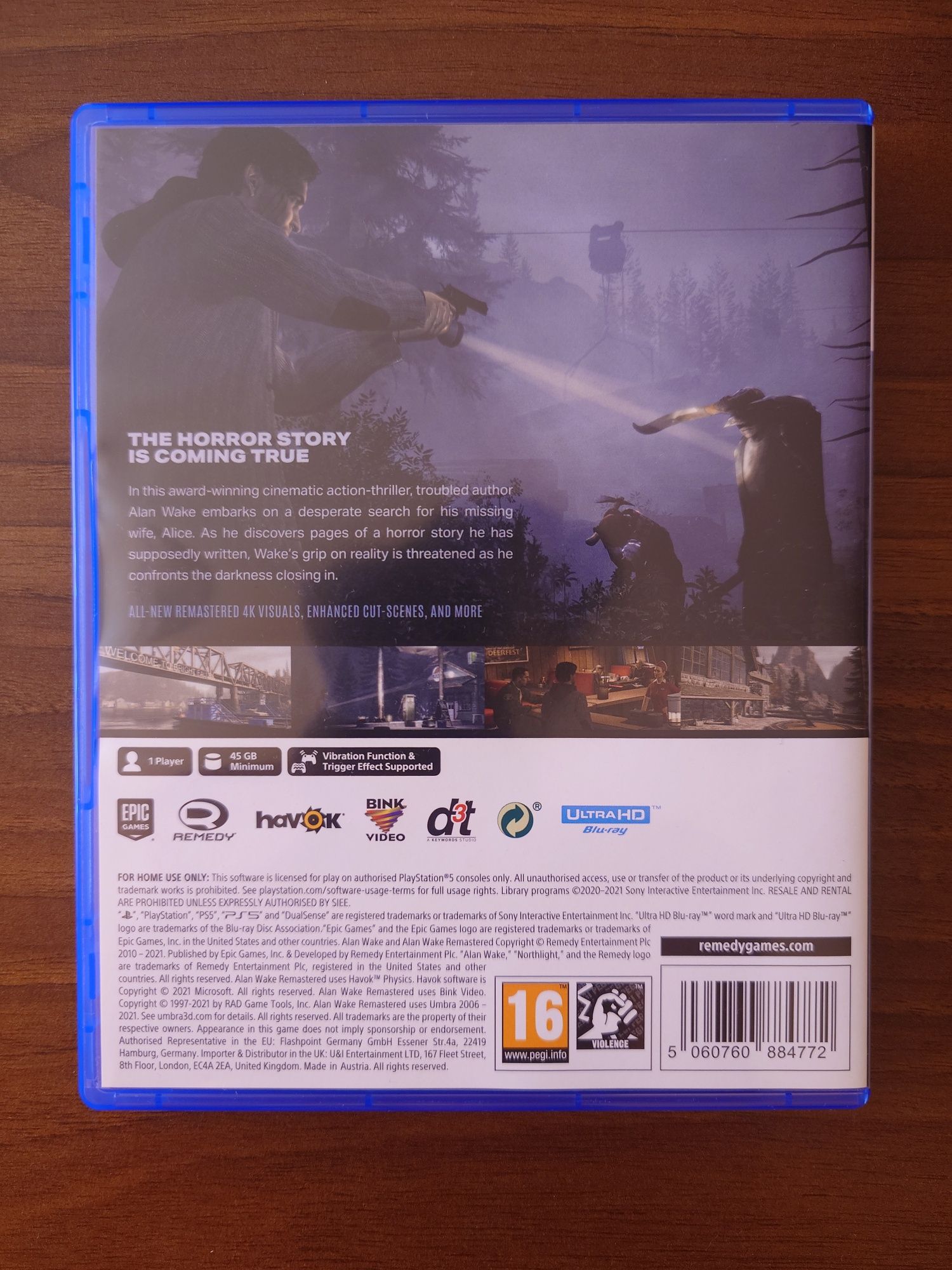 Alan Wake Remastered PS5