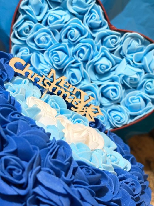 Aranjament floral din trandafiri de săpun