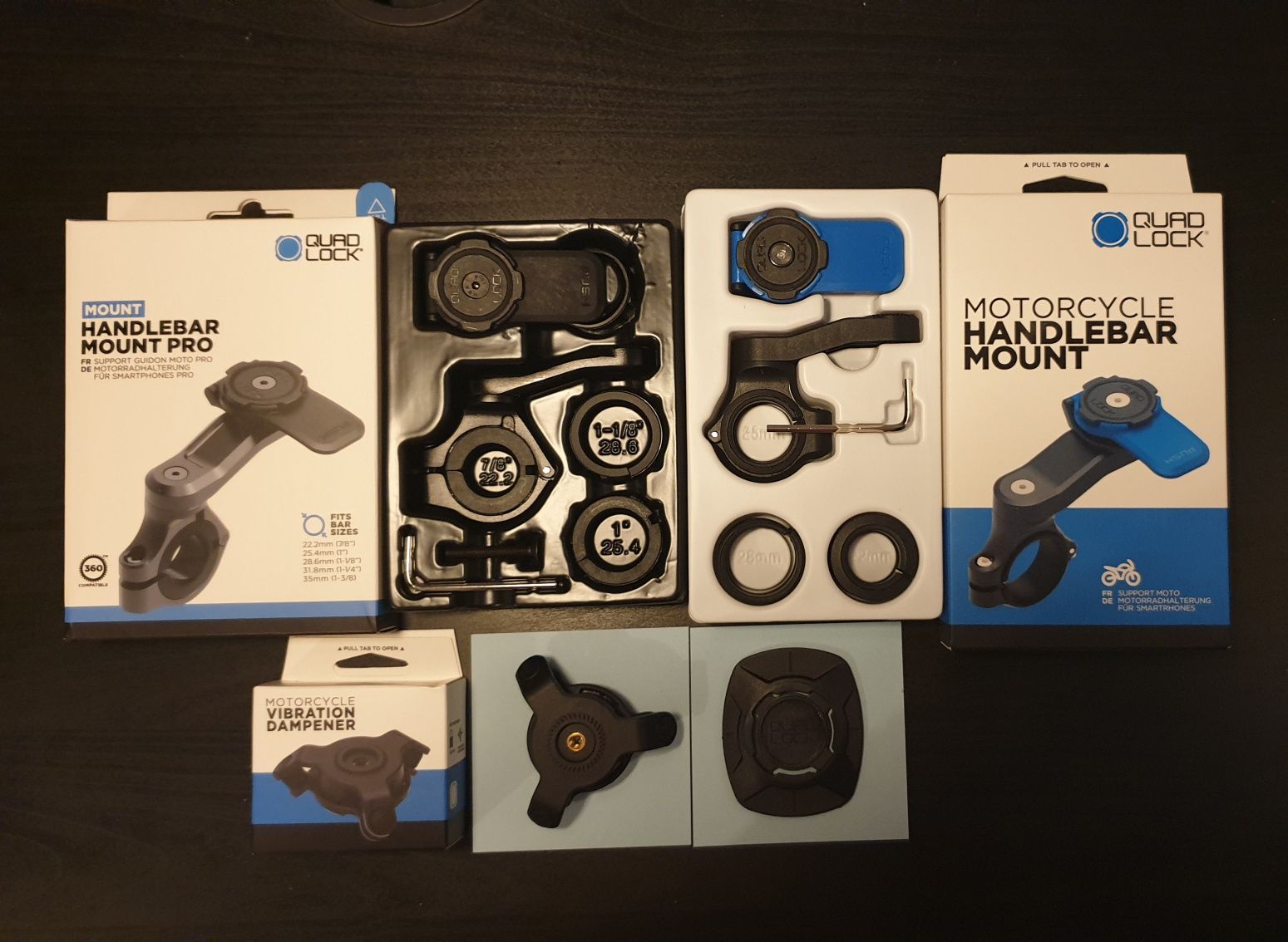Suport telefon motocicleta/ bicicleta Quad Lock PRO sau clasic prinder