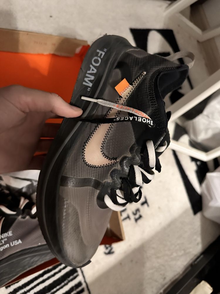 Nike Off White zoom flys black