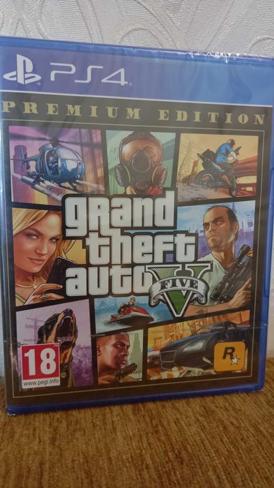 Grand Theft Auto V Premium Edition PS4 (НОВЫЙ в упаковке)