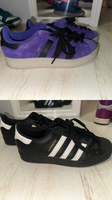 Adidas superstar, adidas campus, converse