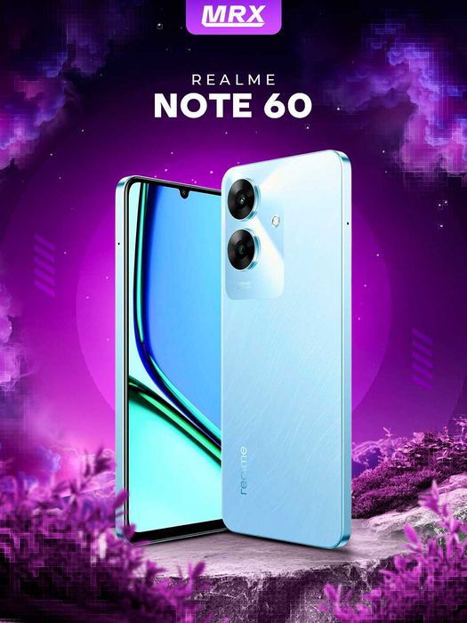 Смартфон Realme note 60 4/128 blue,Smartfon Realme note 60 4/128 blue