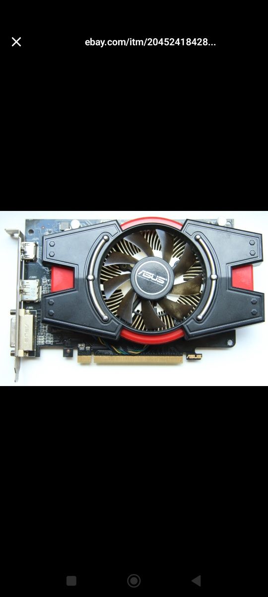 Asus hd6670 1gb gddr5 vedio kartasi