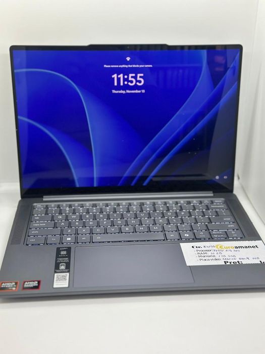 Laptop Lenovo Yoga Pro 7 14ASP10, AMD Ryzen AI 9 365, 32GB RAM -A-
