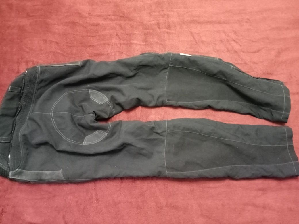 Pantaloni moto textil cu protecții, mărimea 52