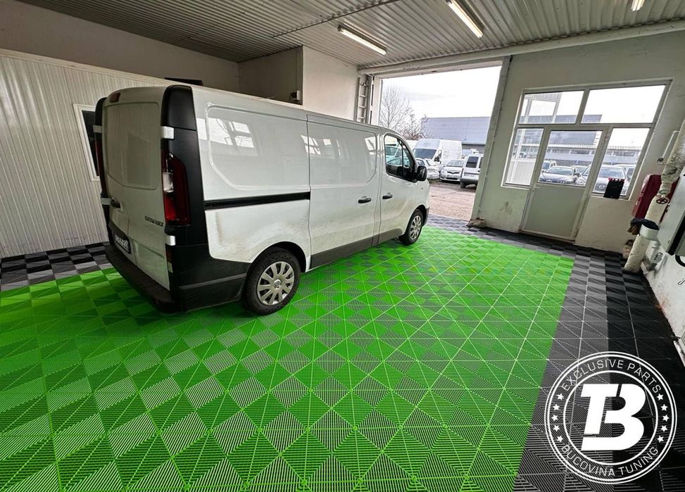 Pardoseala Modulara pentru Garaj si Ateliere Detailing - Verde