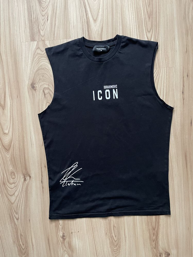 DSQUARED2 ICON Ibrahimovic/мъжка тениска без ръкави М