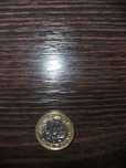 Moneda 1 pound one Regina Elizabeth anul 2016