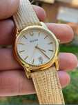 Ceas Bulova quartz gold elegant