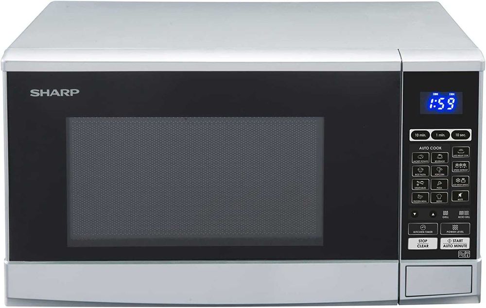 Микровълнова фурна SHARP R670S 2в1, грил, 20л, 800W, 13 програми