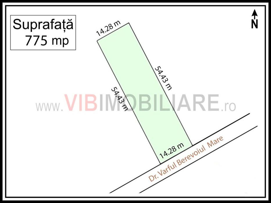 Teren intravilan de vanzare – Baneasa – Berivoiul Mare, 775 mp, id
