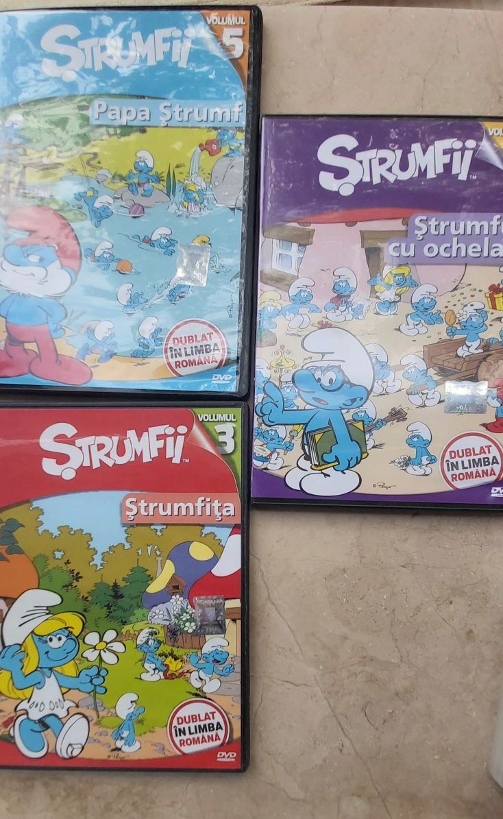 Dvd colecția Strumfii