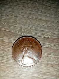 Moneda din bronz New Pence 2 an 1980