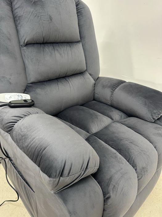 Масажно кресло HOMCOM, повдигаш механизъм, 8 точки за масаж, отопление